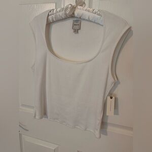 MAEVE ANTHROPOLOGIE WHITE TEE